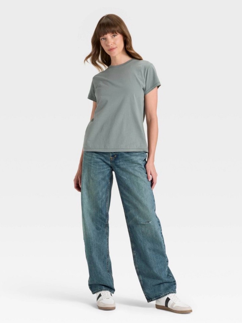 Universal Thread Women 90s Mid-Rise Baggy Denim Jeans Button Fly New with Tags - Picture 3 of 11
